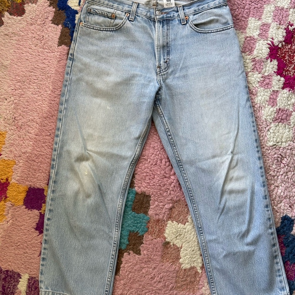 Levi's Light Wash Straight Jeans